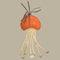Georgie Paws JOE JELLYFISH Dog Toy - OCHRE