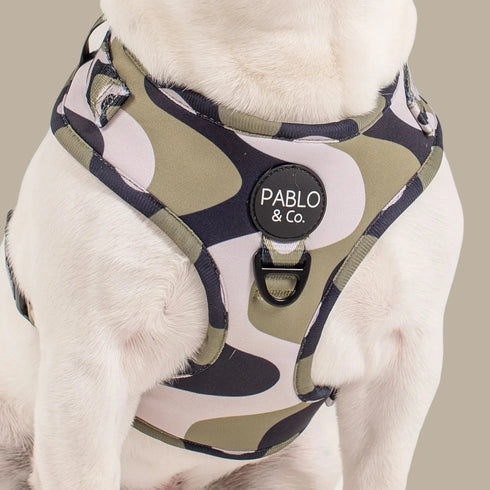 Pablo & Co. NAVY WAVY Adjustable Dog Harness
