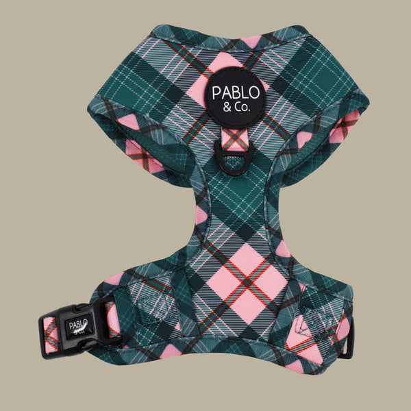 Pablo & Co. PATCH'S PLAID Adjustable Dog Harness