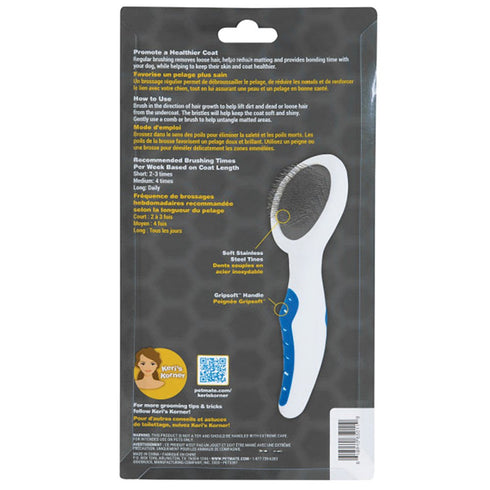 JW GRIPSOFT SOFT PIN SLICKER BRUSH