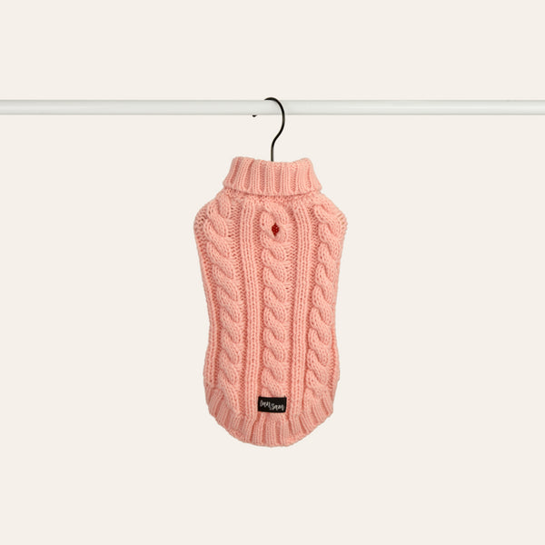 DAN & SAM BUBBLEGUM PINK KNITTED SWEATER