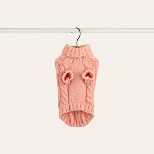 DAN & SAM BUBBLEGUM PINK KNITTED SWEATER