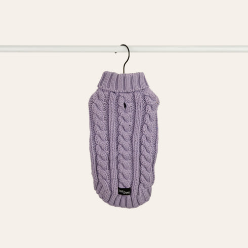 DAN & SAM LAVENDER KNITTED SWEATER