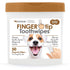PETKIN FINGERTIP TOOTH WIPES PEANUT BUTTER FLAVOUR 50PK