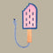 Georgie Paws ICY POLE Dog Toy - NAVY