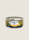 A can of ZIWI Peak Chicken Recipe Cat Food, featuring a sleek silver pull-top lid and a vibrant label highlighting its 92% meat content. The can is set against a simple, neutral background, emphasizing the product’s clean design.