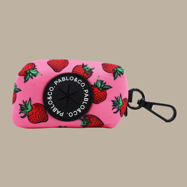 Pablo & Co. STRAWBERRIES Poop Bag Holder