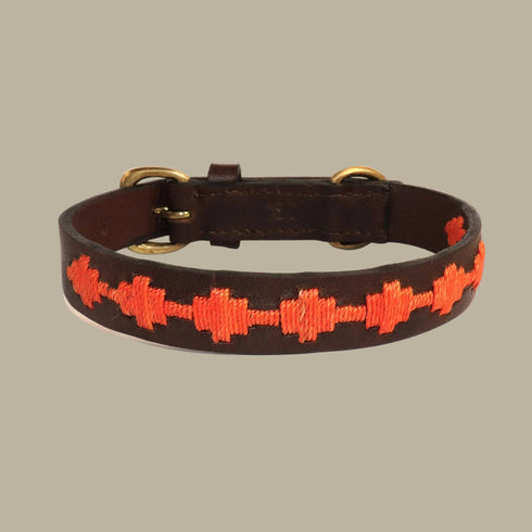 Georgie Paws POLO BARK Collar - Ochre