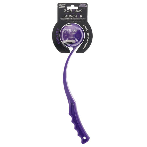 Scream BALL LAUNCHER Loud Purple 38cm (Medium 6cm Ball)