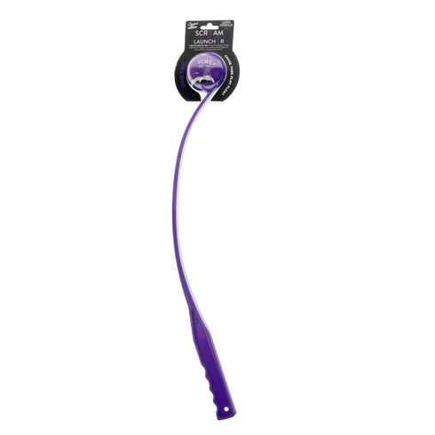 Scream BALL LAUNCHER Loud Purple 65cm (Medium 6cm Ball)