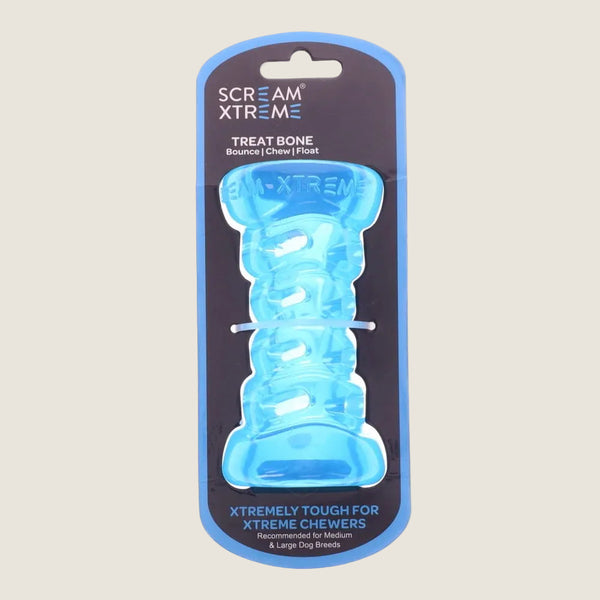 Scream Xtreme TREAT BONE Loud Blue - Med/Lge 13cm