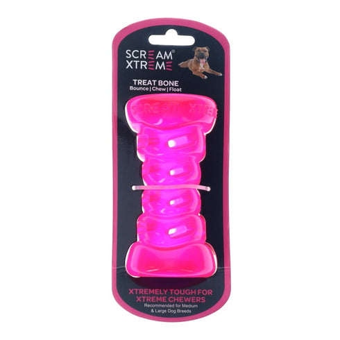Scream Xtreme TREAT BONE Loud Pink - Med/Lge 13cm