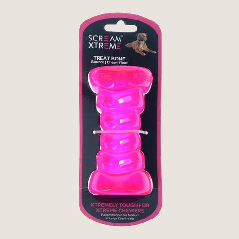 Scream Xtreme TREAT BONE Loud Pink - Med/Lge 13cm