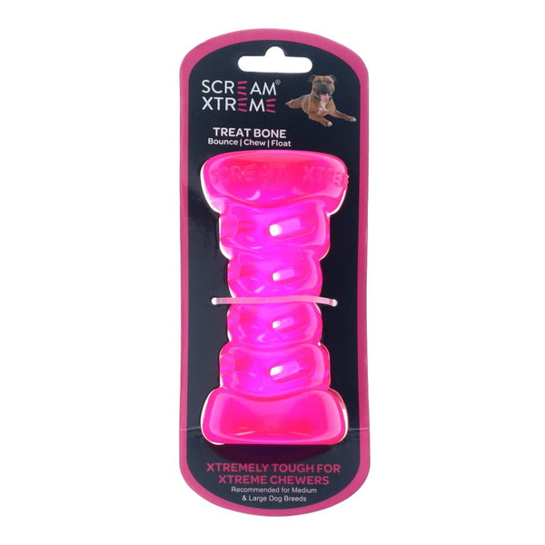 Scream Xtreme TREAT BONE Loud Pink - Med/Lge 13cm