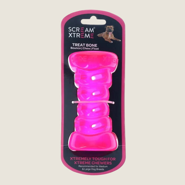 Scream Xtreme TREAT BONE Loud Pink - Med/Lge 13cm