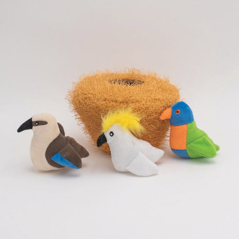 ZippyPaws ZIPPY BURROW AUSTRALIAN BIRDS NEST 13.5x19x19cm