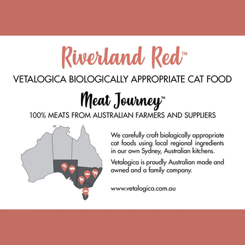 Vetalogica RIVERLAND RED Biologically Appropriate CAT Food