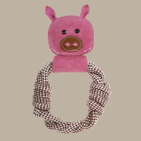 Country Tails ROPE RING Dog Toy