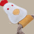 Country Tails Chicken ROPE RING Dog Toy