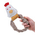 Country Tails Chicken ROPE RING Dog Toy