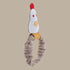 Country Tails Chicken ROPE RING Dog Toy