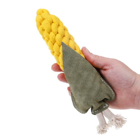 Country Tails SWEET CORN Rope Dog Toy