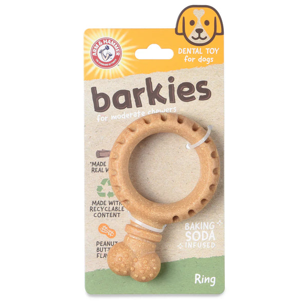 ARM & HAMMER BARKIES RING DOG TOY