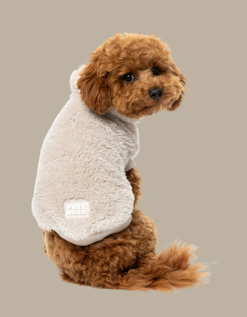 Fuzzyard Turtle Teddy Sweater 2026 – Ultra-Soft Teddy Fleece Dog Jumper - Beige