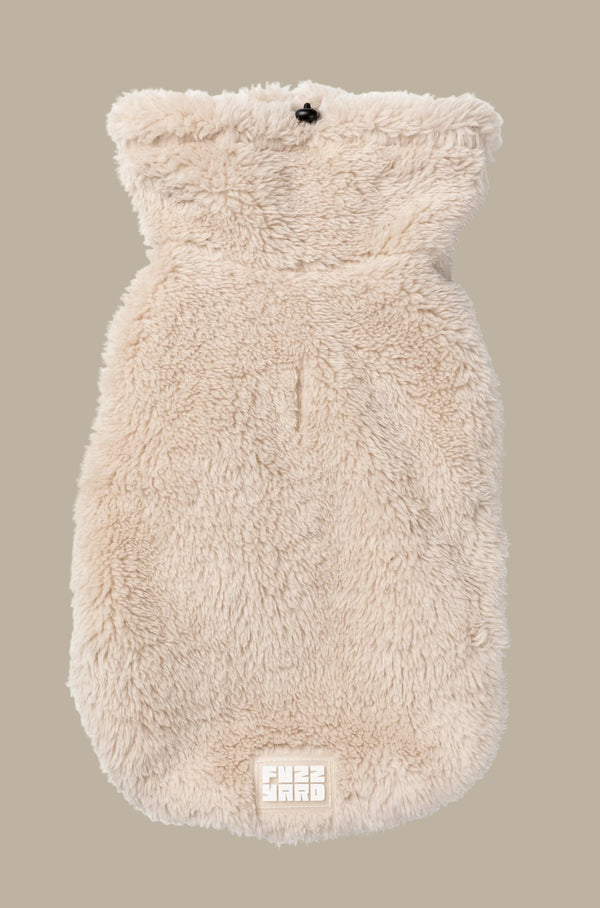 Fuzzyard Turtle Teddy Sweater 2026 – Ultra-Soft Teddy Fleece Dog Jumper - Beige