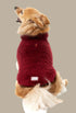 Fuzzyard Turtle Teddy Sweater 2026 – Ultra-Soft Teddy Fleece Dog Jumper - Maroon