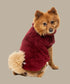 Fuzzyard Turtle Teddy Sweater 2026 – Ultra-Soft Teddy Fleece Dog Jumper - Maroon