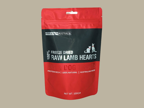 Freeze Dried Lamb Hearts
