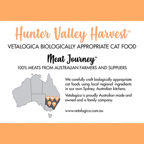 Vetalogica HUNTER VALLEY HARVEST Biologically Appropriate CAT Food