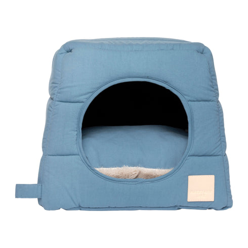 FUZZYARD LIFE CAT CUBBY - FRENCH BLUE