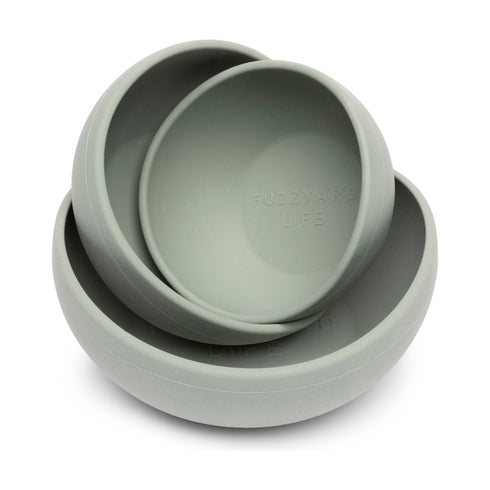 FUZZYARD LIFE SILICONE BOWL - MYRTLE GREEN