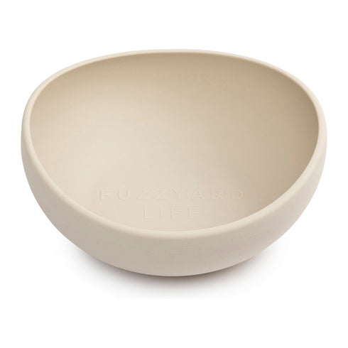 FUZZYARD LIFE SILICONE BOWL - SANDSTONE