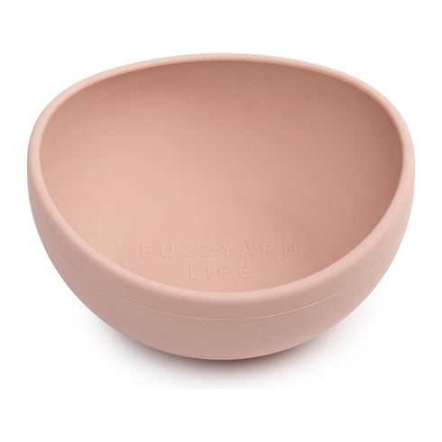 FUZZYARD LIFE SILICONE BOWL - SOFT BLUSH
