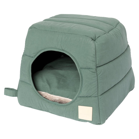 FUZZYARD LIFE CAT CUBBY - MYRTLE GREEN