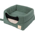 FUZZYARD LIFE CAT CUBBY - MYRTLE GREEN