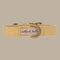 Outback Tails Waxed Canvas Dog Collar - Gold