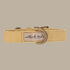 Outback Tails Waxed Canvas Dog Collar - Gold