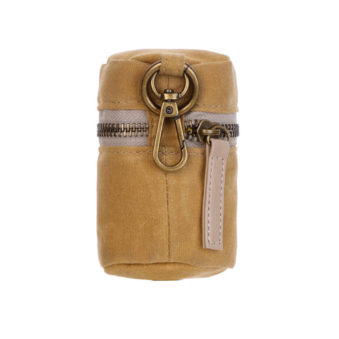 Outback Tails Waxed Canvas Pick-Up Bag Holder - Gold