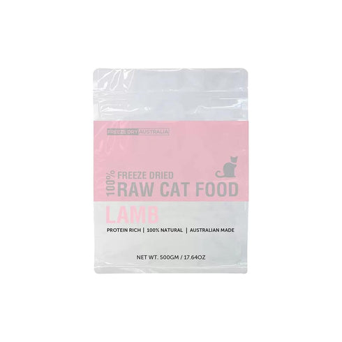FREEZE DRIED CAT FOOD - LAMB