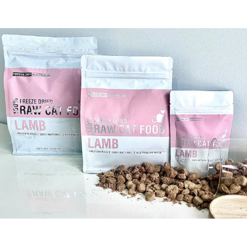 FREEZE DRIED CAT FOOD - LAMB