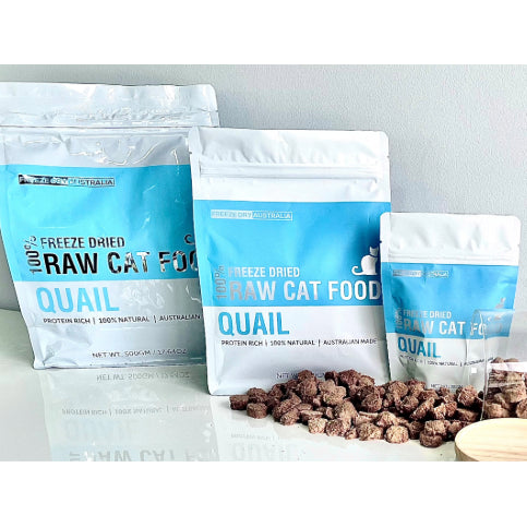 FREEZE DRIED CAT FOOD - QUAIL