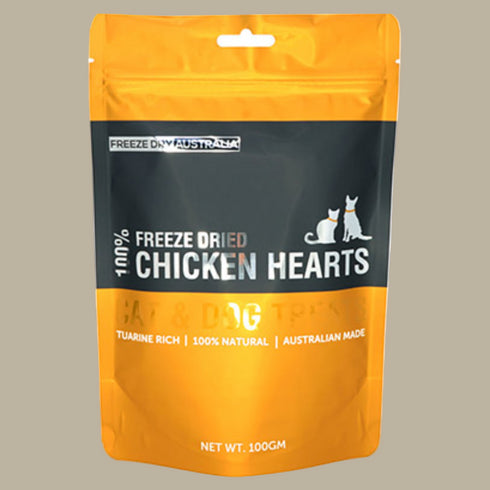 Freeze Dried Chicken Hearts