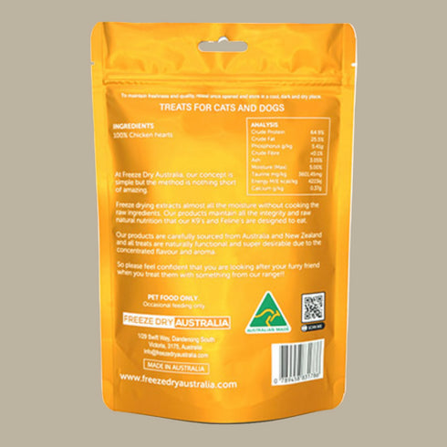 Freeze Dried Chicken Hearts