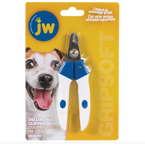 JW GRIPSOFT MEDIUM DELUXE DOG NAIL CLIPPER