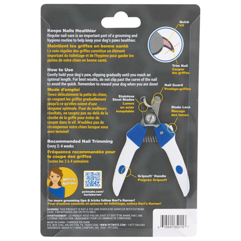 JW GRIPSOFT MEDIUM DELUXE DOG NAIL CLIPPER