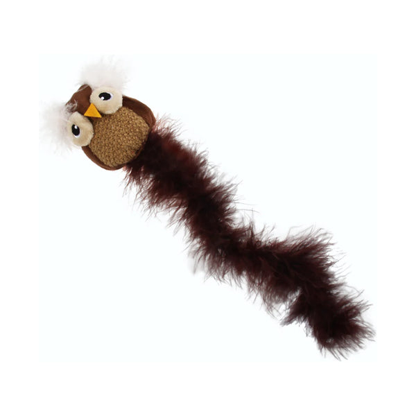 GIGWI CATCH & SCRATCH CAT TOY - ECO OWL